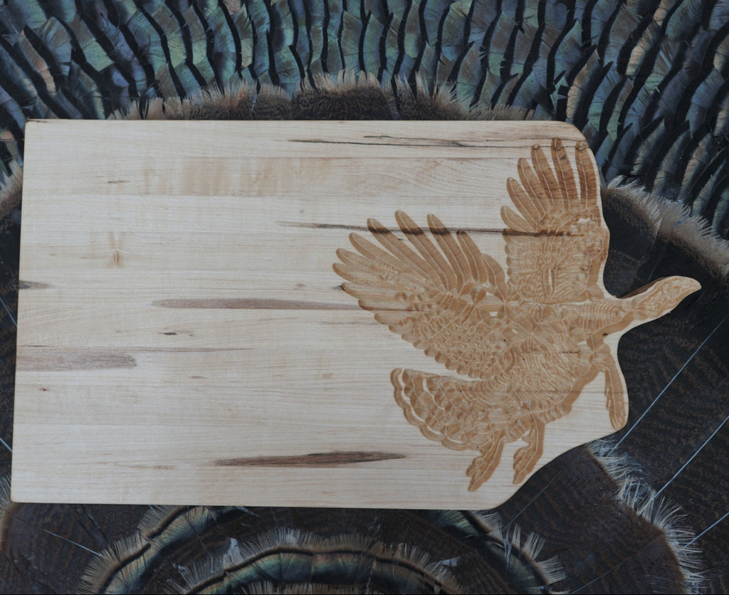 Turkey Flying Cutting Board