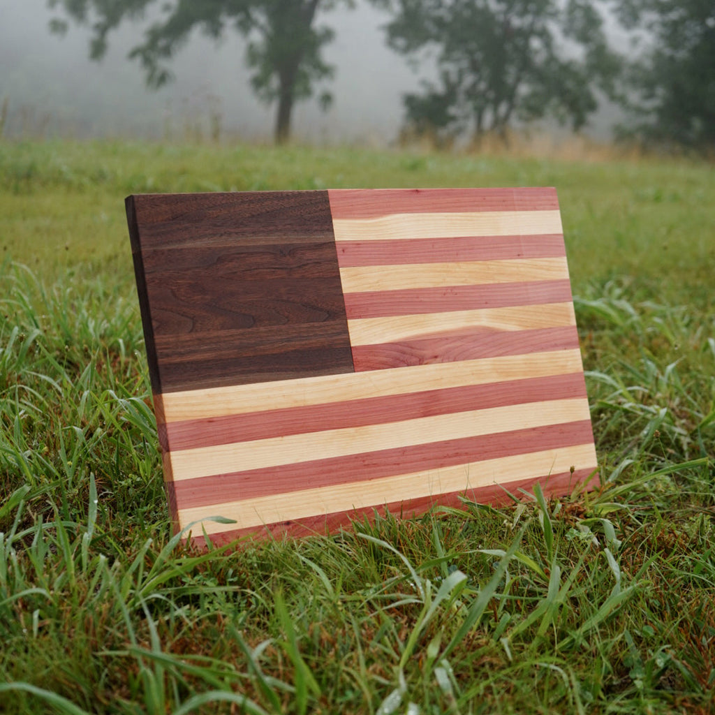 American Flag Cutting Board